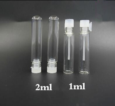 1ml 2ml Empty Refillable travel Pocket Custom Cosmetic Mini Spray Glass Perfume small Vial bottle