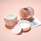 15g 30g 50g Empty Cosmetic Container Pink Double Wall Acrylic Jar for Facial Cream Plastic Cream Jar with Screw Lid