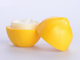 1ounce  30ml plastic  cosmetic jars with  lemon and pear shape