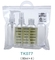 Travel bottle kit shampoo lotion set pvc bag