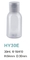 1oz 30ML PET boston round shaped cosmetic plastic refillable bottle with flip cap