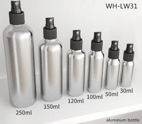 бутылка брызг атомизатора духов refill 30ml 50ml 100ml 120ml 150ml 150ml 250ml косметическая алюминиевая