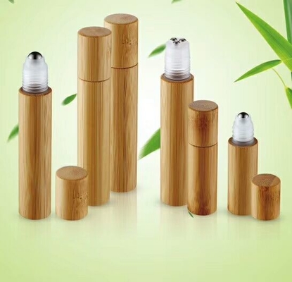 Китай сделал косметический упаковывая крен бамбука на духах 5ml 10ml 15ml бутылки с окном