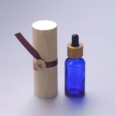 стеклянные бутылки капельницы 50ml с деревянной бамбуковой пластиковой крышкой